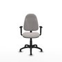 PIQUERAS Y CRESPO Chaise de bureau Algarra, simili cuir blanc, mécanisme de contact permanent