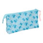 Fourre-tout Lilo & Stitch Ohana Bleu clair Rose clair 22 x 12 x 3 cm
