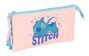 Safta Portatodo triple stitch "Ohana" - Porte-tout 22 x 12 x 3 cm, âge minimum recommandé 3 ans