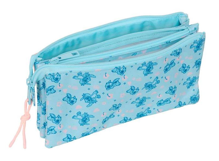 Safta Portatodo triple stitch "Ohana" - Porte-tout 22 x 12 x 3 cm, âge minimum recommandé 3 ans Safta Portatodo triple stitch "Ohana" - Porte-tout 22 x 12 x 3 cm, âge minimum recommandé 3 ans