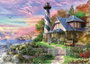 Educa - Puzzle 1000 pièces - Phare de Rock Bay - À partir de 6 ans - Langues : Espagnol, Anglais