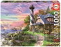 Educa - Puzzle 1000 pièces - Phare de Rock Bay - À partir de 6 ans - Langues : Espagnol, Anglais