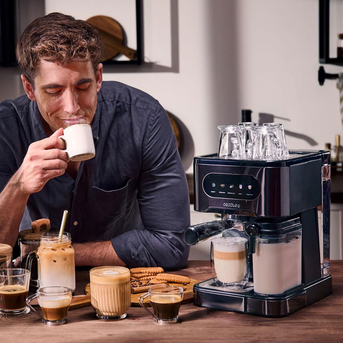 Cecotec Machine à Expresso Power Espresso 20 ColdBrew Latte 1350W 20bar noir