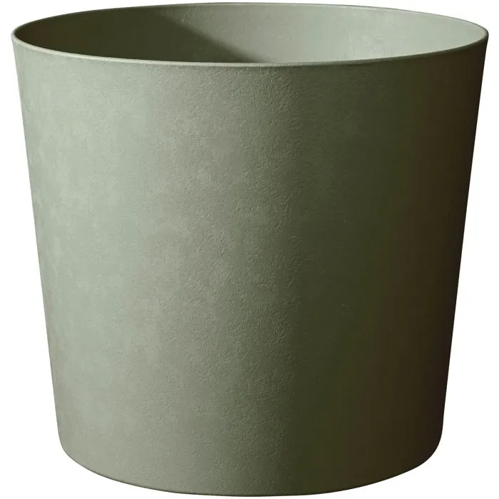 EDA Pot de fleurs conique Element Ø 50 cm (49.5 x 42 cm) - 62.2 L - Système de drainage - Intérieur/Extérieur - Résistant gel et UV - Kaki - Fabriqué en France EDA Pot de fleurs conique Element Ø 50 cm (49.5 x 42 cm) - 62.2 L - Système de drainage - Intérieur/Extérieur - Résistant gel et UV - Kaki - Fabriqué en France