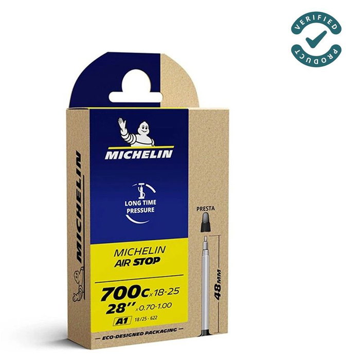 Michelin Camara Michelin A1 Airstop 700X18-25 V.Presta 48 mm Michelin Camara Michelin A1 Airstop 700X18-25 V.Presta 48 mm