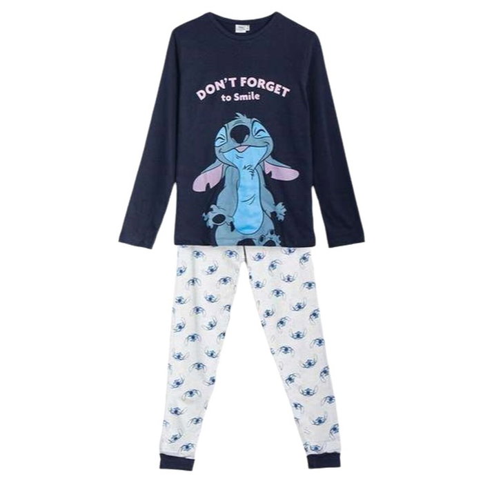 Cerdá Pijama Largo Single Jersey Stitch Bleu XL
