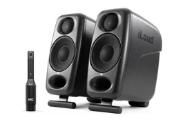 IK Multimedia iLoud Micro Monitor Pro (Paire) Moniteurs de Studio Compacts 50W RMS avec ARC et X-MONITOR