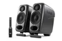 IK Multimedia iLoud Micro Monitor Pro (Paire) Moniteurs de Studio Compacts 50W RMS avec ARC et X-MONITOR