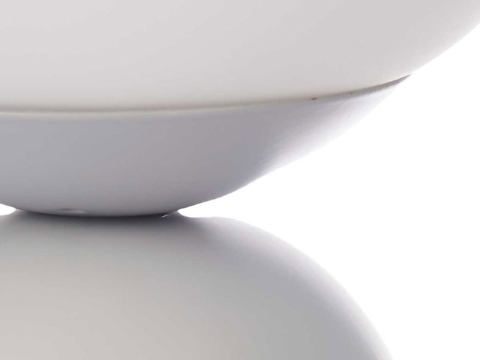 GIFTDECOR Lampara Bola Gris-Blanco