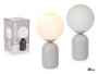 GIFTDECOR Lampara Bola Gris-Blanco