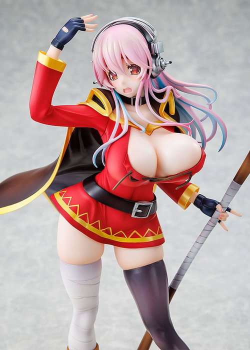 Kadokawa Super Sonico x Konosuba statuette PVC 1/7 Megumin collaboration Ver.