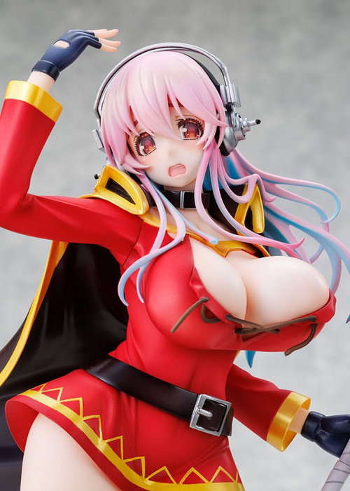 Kadokawa Super Sonico x Konosuba statuette PVC 1/7 Megumin collaboration Ver.