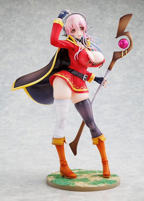Kadokawa Super Sonico x Konosuba statuette PVC 1/7 Megumin collaboration Ver.
