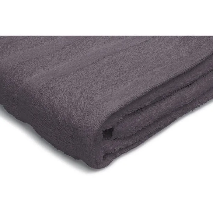 Lovely Home Lot de 3 serviettes 50 x 100 cm Gris anthracite