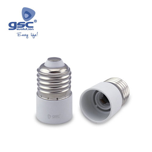 GSC Evolution Adaptateur de E27 à E14 Blanc