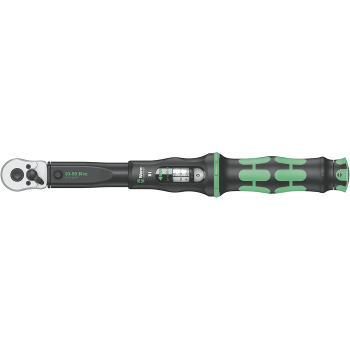 WERA Click-Torque B 1 Clé dynamométrique 3/8 de pouce 10-50Nm WERA Click-Torque B 1 Clé dynamométrique 3/8 de pouce 10-50Nm