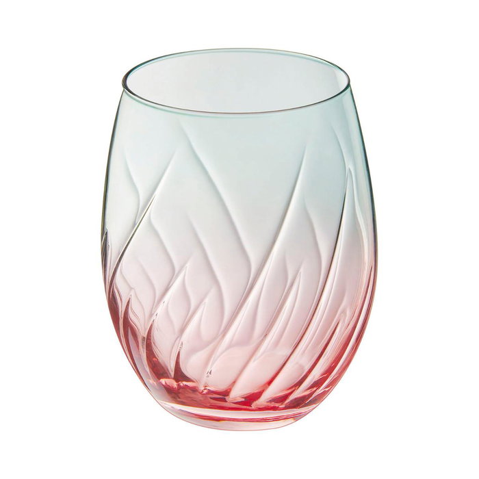 Verre d'eau Cristal d’Arques Paris Swirly Spring Rose verre 360 ml (4 Unités)