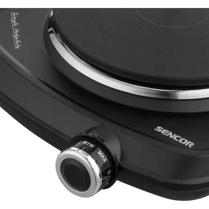 Sencor Plaque de cuisson électrique SCP 1504BK-EUE4, 1500 W, Noir Sencor Plaque de cuisson électrique SCP 1504BK-EUE4, 1500 W, Noir