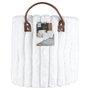 Home Deco Factory Lot de 3 paniers effet peluche Cocooning