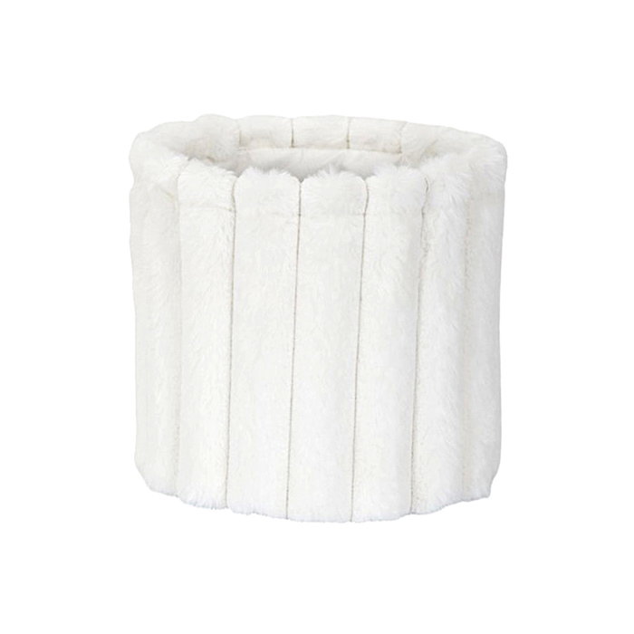 Home Deco Factory Lot de 3 paniers effet peluche Cocooning