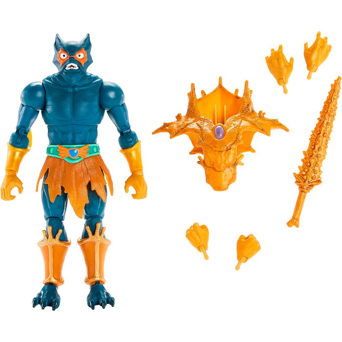 Mattel - Masters of the Universe - Masterverse - Figure d'action Deluxe Mer-Man - 17.8 cm avec 30 points d'articulation - Langues multiples - À partir de 6 ans