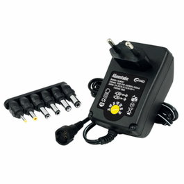 Nimo Alimentateur électronique 12V 1500 mA réglable de 3V à 12V, Noir