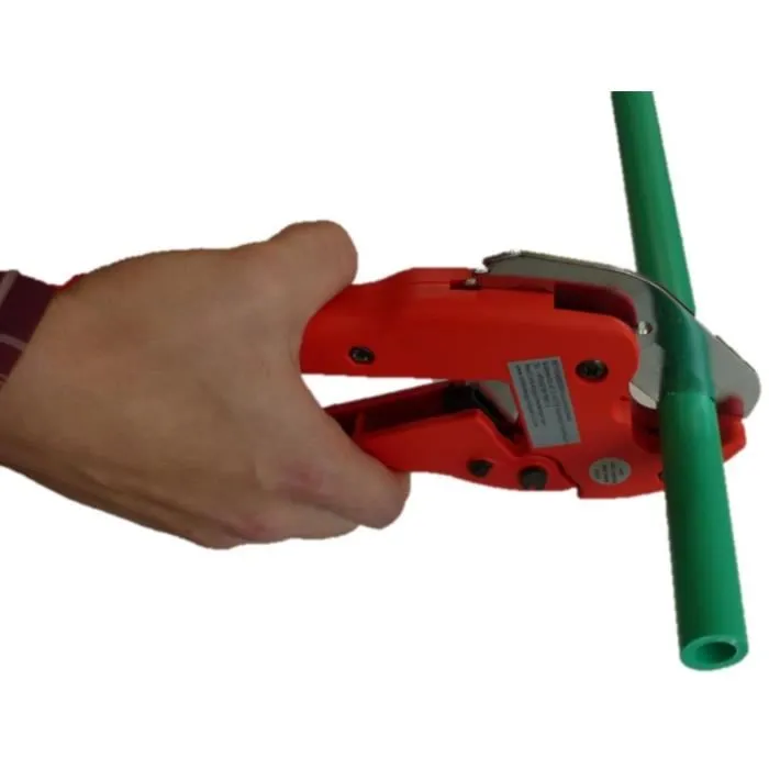 Rothenberger - Coupe-tube pour plastique (PVC, PER, multicouche) jusqu'à 42 mm avec lame en V en acier inoxydable