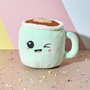 The Concept Factory Peluche Taza Kawaii H.22 cm