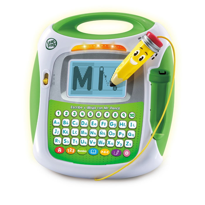 Leap Frog - Alfabeto Interactivo Mr Pencil 80-617022 - Apprentissage écriture lettres et chiffres avec écran tactile et stylet, 6 jeux éducatifs Leap Frog - Alfabeto Interactivo Mr Pencil 80-617022 - Apprentissage écriture lettres et chiffres avec écran tactile et stylet, 6 jeux éducatifs