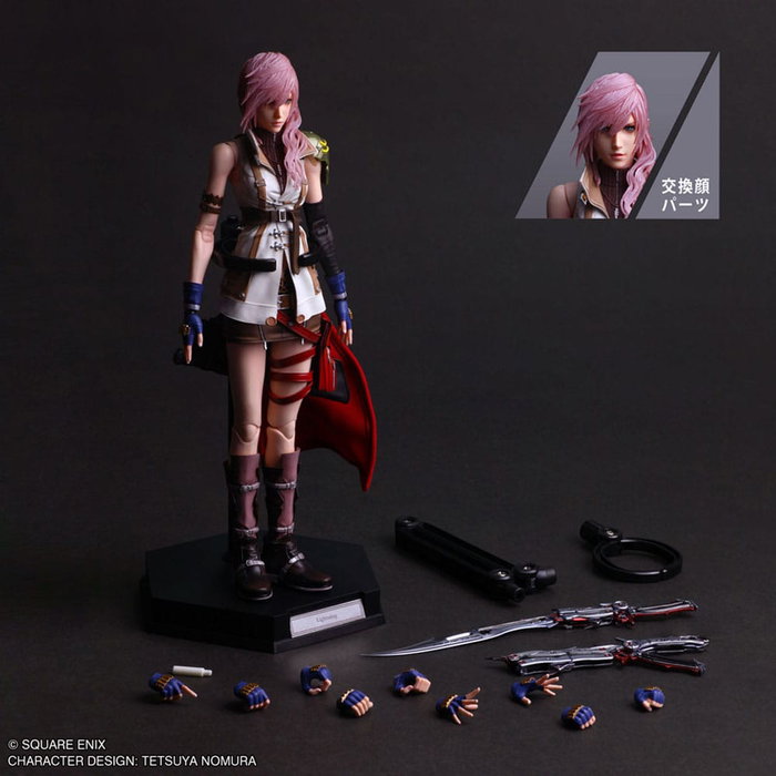Square-Enix Final Fantasy XIII Play Arts Shin Lightning 26 cm