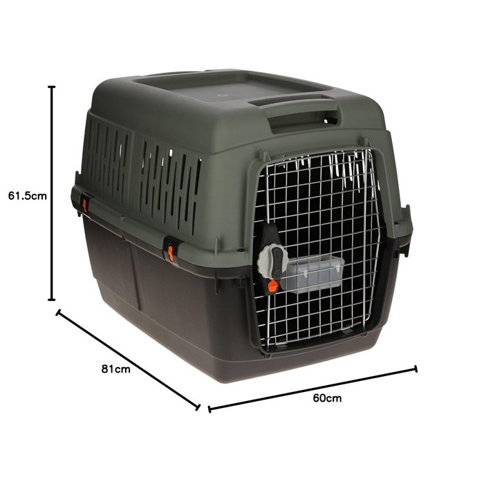 Kerbl Box de transport Eco Gris/vert 81 × 60 × 61,5 cm Kerbl Box de transport Eco Gris/vert 81 × 60 × 61,5 cm