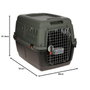 Kerbl Box de transport Eco Gris/vert 81 × 60 × 61,5 cm
