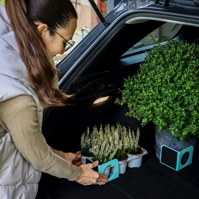 Rati V01771 Stabilisateur de Coffre de Voiture NOOK, Velcro, Antidérapant, Design Moderne