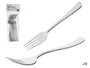KINVARA Set de 12 fourchettes en plastique argenté (48 pièces)