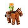 Bizak Figurine Minecraft à mouvement animal - À remonter pour les voir bouger - Boîte en espagnol