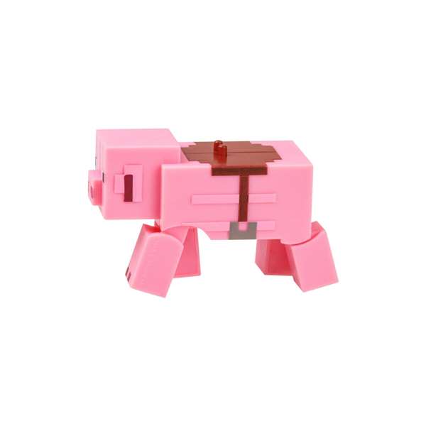 Bizak Figurine Minecraft à mouvement animal - À remonter pour les voir bouger - Boîte en espagnol
