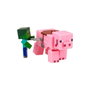 Bizak Figurine Minecraft à mouvement animal - À remonter pour les voir bouger - Boîte en espagnol