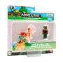 Bizak Figurine Minecraft à mouvement animal - À remonter pour les voir bouger - Boîte en espagnol