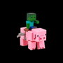 Bizak Figurine Minecraft à mouvement animal - À remonter pour les voir bouger - Boîte en espagnol