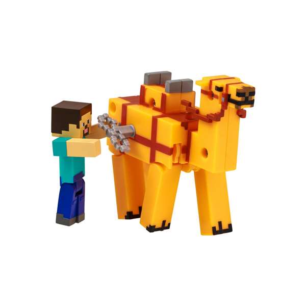 Bizak Figurine Minecraft à mouvement animal - À remonter pour les voir bouger - Boîte en espagnol