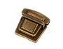Innspiro Broche Tupi Rectangulaire Acier Or Vieux 37x36 mm