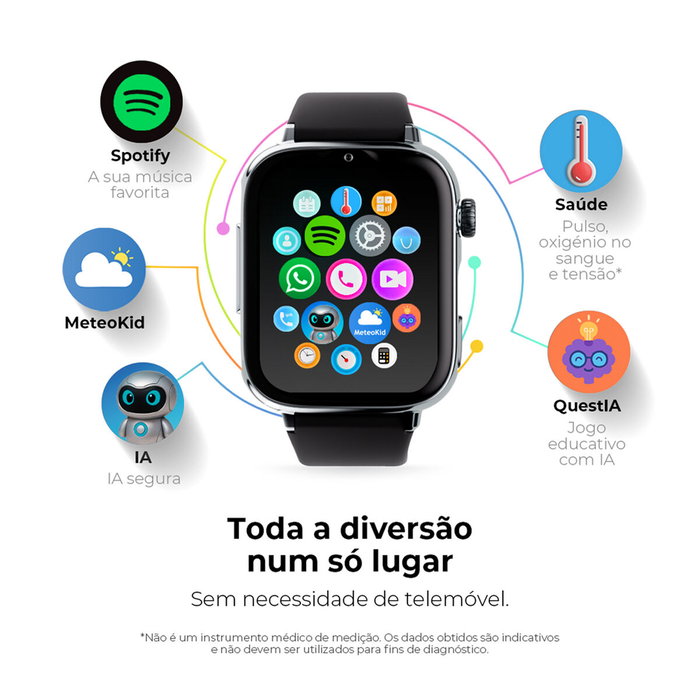 Montre intelligente SaveFamily Blanc