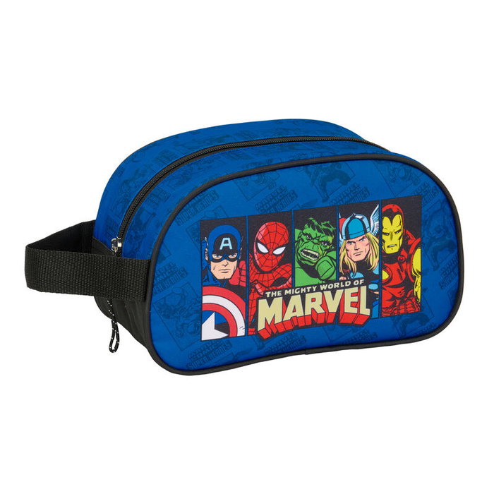 SAFTA Neceser - Avengers Marvel Vengadores - Taille 26x12x15 cm, Asa de mano lateral, Adaptable à un carro portamochilas SAFTA Neceser - Avengers Marvel Vengadores - Taille 26x12x15 cm, Asa de mano lateral, Adaptable à un carro portamochilas