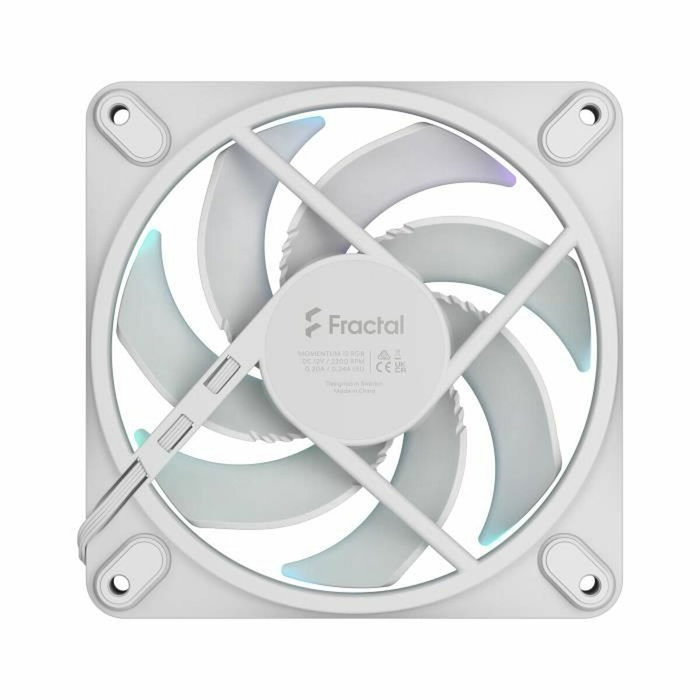 Fractal Design Momentum 12 RGB - Blanc Fractal Design Momentum 12 RGB - Blanc