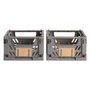 Day Boîte de rangement pliable gris foncé 25 x 16,5 x 10 cm lot de 2