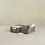Day Boîte de rangement pliable gris foncé 25 x 16,5 x 10 cm lot de 2