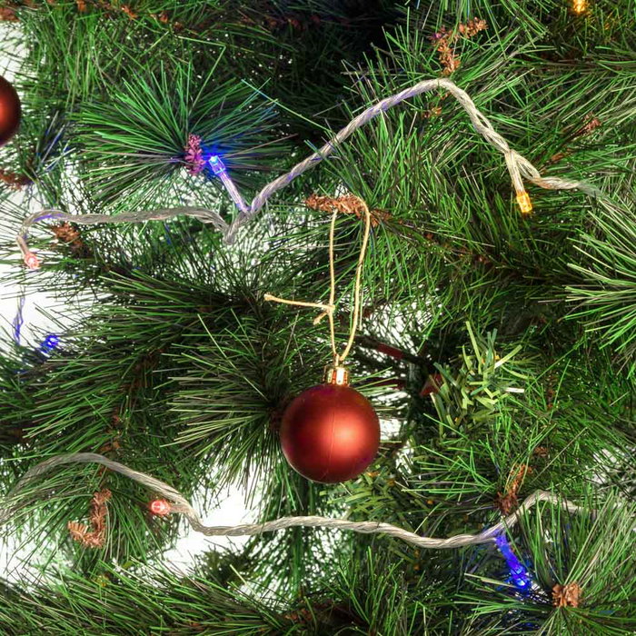 HO Guirnalda LED Intérieur 6M RGB IP20 [HO-XMAS 008] - Guirlande lumineuse avec 8 modes de changement de couleurs pour décoration intérieure et terrasse