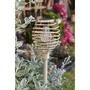 Torche solaire Lumina Faux Rottin Naturel - 70 cm