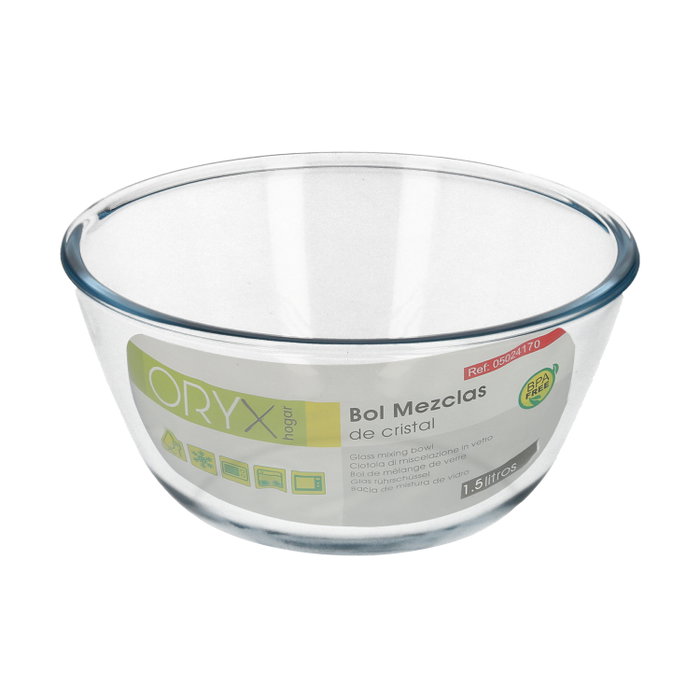 ORYX Bol en Cristal de 1,5 Litre pour Mélanges