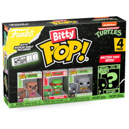 FUNKO Blister 4 figurines Bitty POP Tortues Ninja Splinter